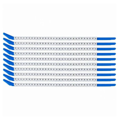 Клипсы для проводов Brady SCN-13-Y диаметр 3.4-3.8 мм, легенда "Y", белые, 300 шт [brd133234]