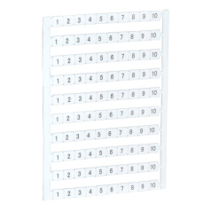 Маркер кабельный IEK для КВИ 4-16 мм² с нумерацией "1-10" [YZN30M-004-K00-10]