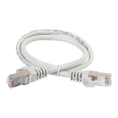 Коммутационный шнур (патч-корд) ITK категория 5E, FTP, 3 м, серый [PC01-C5EF-3M]