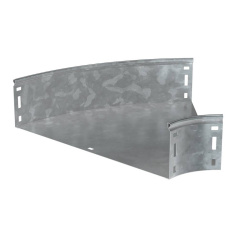 Поворот плавный IEK 45° тип Г01 ESCA 100х400мм HDZ [CPG01-0-45-100-400-HDZ]
