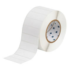 Этикетки Brady THT-18-408-3 cинтетическая бумага, 76.2 х 25.4 мм, белые, 3000 шт [brd35656]