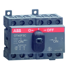 Реверсивный рубильник ABB OT40F3C 40А (23А AC23) [1SCA104913R1001]