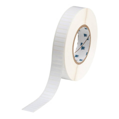 Этикетки Brady THT-49-473-10 полиэстер, 22.86 х 6.35 мм, белые глянцевые, 10000 шт [brd29916]