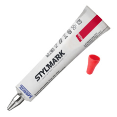 Термостойкая маркировочная паста Markal Stylmark, до 200°C, красная, 6 мм [96689]