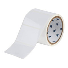 Этикетки Brady THT-19-423-1 полиэстер, 76.2 х 50.8 мм, белые глянцевые, 1000 шт [brd30137]