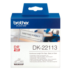 Лента Brother DK22113 непрерывная 62 мм х 15,24 м, прозрачная