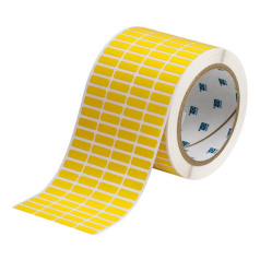 Этикетки Brady THT-1-472-10-YL полиимид, 19.05 х 6.35 мм, желтые матовые, 10000 шт [brd121576]