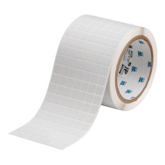 Этикетки Brady THT-38-717-10 полиимид, 9.53 х 9.53 мм, белые глянцевые, 10000 шт [brd134246]