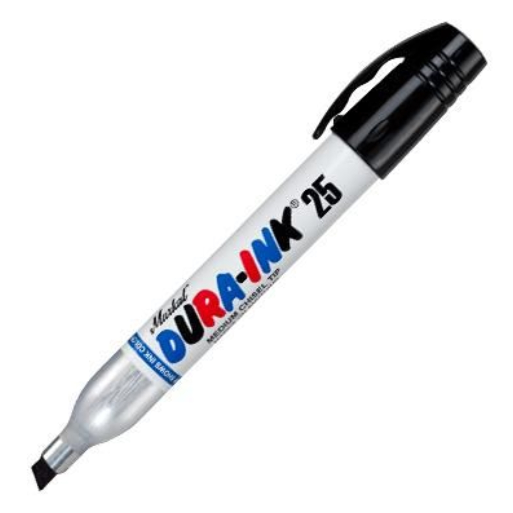 Маркер водостойкий Markal Dura-Ink 25, черный, 3-6 мм [96223]