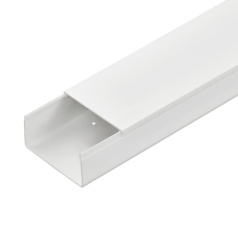 Кабель канал IEK "ЭЛЕКОР" 100х40 мм, 2 м, белый [CKK10-100-040-1-K01]