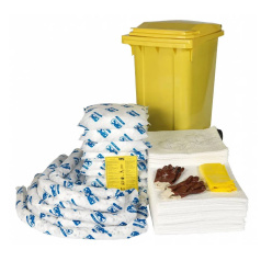 Мобильный комплект Brady SKO-240-RU в контейнере для сбора проливов масла на 250 литров [spc813884]