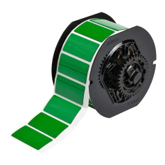 Этикетки Brady B30EP-173-593-GN полиэстер, 50.8 х 25.4 мм, зеленые, 340 шт [gws118030]