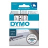 Картридж Dymo S0720670/40910, 9 мм, черный на прозрачном