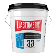 Краска для медицинских учреждений и пищевых производств Elastomeric 33 Cleanic, База C прозрачная, 16 л