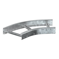 Поворот лестничный IEK LESTA, 45° 80х600мм R300 HDZ [CPG04-4-45-080-600-HDZ]