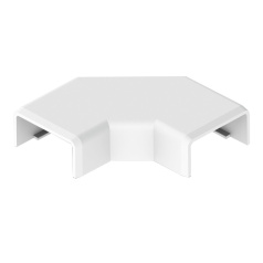 Поворот 90° Kopos LHD 20X10, 8923 (HB), белый