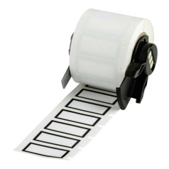 Этикетки Brady M6‐24‐423‐BK полиэстер, 28.7 х 12.7 мм, белые, 500 шт [brd174245]