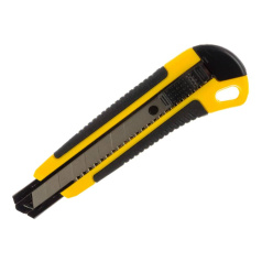 Нож с сегментированным лезвием Rexant 18 мм, пластиковый корпус [12-4901]