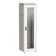 Шкаф сетевой 19" ITK LINEA N 38U 600х600 мм, серый [LN35-38U66-G]