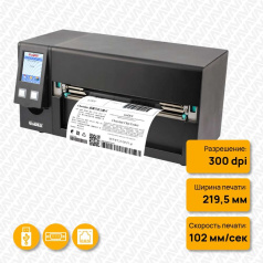 Термотрансферный принтер Godex HD830i+, 300 dpi, 4 ip, USB, RS232, Ethernet [011-H83022-A00]