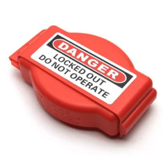 Раздвижной блокиратор задвижек, Ø маховика 25 - 165 мм, полипропилен, красный [gwrF16]