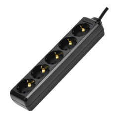 Удлинитель У05 IEK 3х1 мм², 16А/250В, черный, 3 м [WYP10-16-05-03-Z-K02]