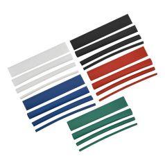 Набор термоусаживаемых трубок IEK ТТУ нг-LS 2/1-4/2-6/3-8/4, 20х8 см [UDRS-D2-D8-10-3]