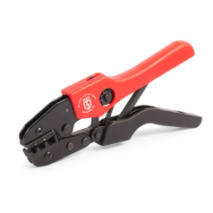 Пресс-клещи КВТ CTК-16 для опрессовки двойных изолированных втулочных наконечников [90969]