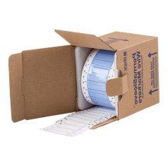 Термоусадочный маркер Brady PS-250-2-WT-S, 50.8 х 11.15 мм, белые, 500 шт [brd32145]