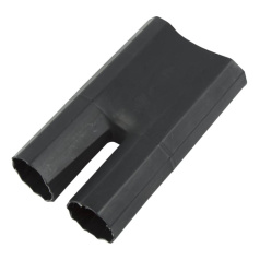 Термоусаживаемая перчатка Rexant на 2 жилы 24/13 мм, черная [48-2024]