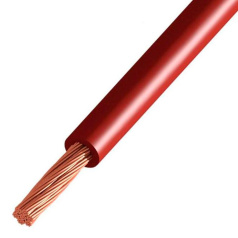 Провод медный ПуГВнг(А)-LS, 1х4 мм², 450/750В, красный [983]