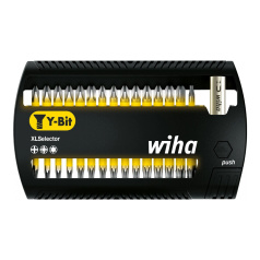 Набор бит Wiha XLSelector, биты Y, Phillips, Pozidriv, TORX 7948Y, 1/4" 25 мм (31 предмет) [wih41832]