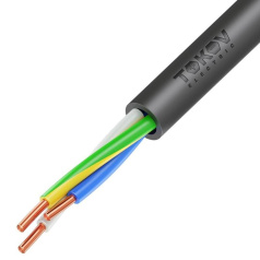 Кабель силовой медный ВВГнг(А)-LS TOKOV ELECTRIC, 3х16 мм², ОК (N PE), 1 кВ [УТ000029816]