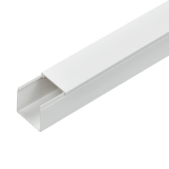 Кабель канал IEK "ЭЛЕКОР" 40х40 мм, 2 м, белый [CKK10-040-040-1-K01-024]
