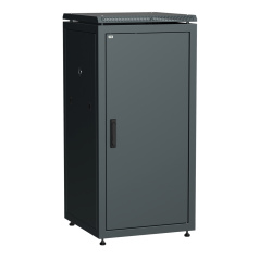 Шкаф сетевой 19" ITK LINEA N 28U 600х600 мм, чёрный [LN05-28U66-M]