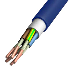 Кабель силовой медный ВВГнг(А)-FRLS, 5х6 мм², ОК (N PE), 660 В [5187]