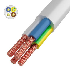 Провод соединительный ПВС Rexant 4x0.75 мм², белый [01-8204-1]