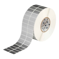 Этикетки Brady THT-6-8591-10-SL полиэстер, 38.1 х 19.05 мм, серебристые, 10000 шт [brd148788]