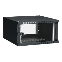 Шкаф настенный ITK LINEA WE 6U 600x650 мм, чёрный [LWE5-06U67-GF]