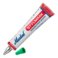 Термостойкая маркировочная паста Markal Stylmark до 200°C, зеленая, 2 мм [96645]
