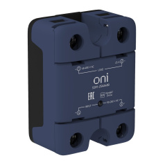 Реле твердотельное SSR1 ONI 25А 90-280В AC 48-480В AC [SSR1-25AA480]