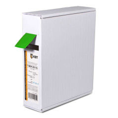 Термоусадочная трубка КВТ Т-BOX-12/6 зеленая, в евро-боксах по 10 метров [65625]