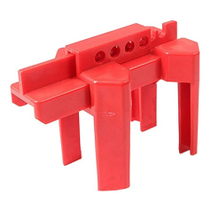 Блокиратор шарового вентиля накладной малый, внешний Ø трубы 13 - 64 мм, красный [gwrF01]