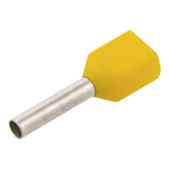 Наконечник втулочный изолированный двойной IEK НШВИ(2) 1-10 (100 шт) [UTE10-D2-3-100]