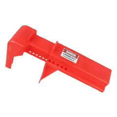 Блокиратор шарового вентиля большой, внешний Ø трубы 73 - 215 мм, красный [gwrF07]