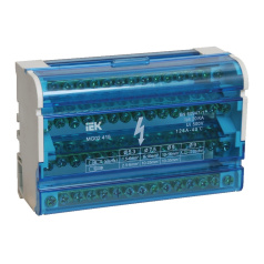 Шины IEK на DIN-рейку (кросс-модуль) ШНК 4х15 3L+PEN [YND10-4-15-125]