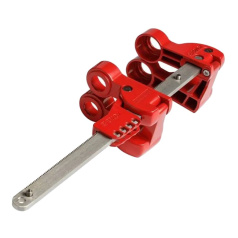 Блокиратор фланцевых соединений малый, Ø трубы 12.7 - 76.2 мм, алюминиевый сплав и сталь, красный [gws149228]