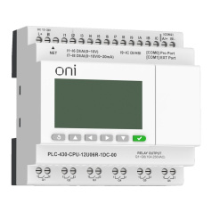 Модуль коммуникационный (модуль ПЛК) 430 ONI ЦПУ 4 DI 8 UI 6 RO 24В DC EP [PLC-430-CPU-12U06R-1DC-00]