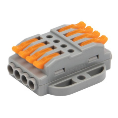 Клемма проходная с монтажной площадкой Rexant СМК 222-424P (5 шт) [07-6264-5]