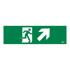 Самоклеящаяся этикетка IEK 310х90 мм, Фигура/стрелка вверх вправо [LPC10-1-31-09-FVVNAPR]